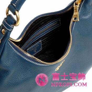 プラダ（PRADA）VITELLO DAINO　レディーストートバッグ　ブルー　BR4311-BBE-016 